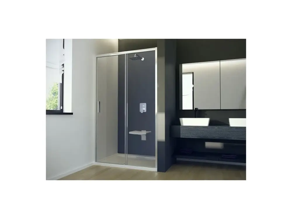 Besco Actis sprchové dveře 120 x 195 cm čiré sklo chrom BCACT12CC Kup Teď