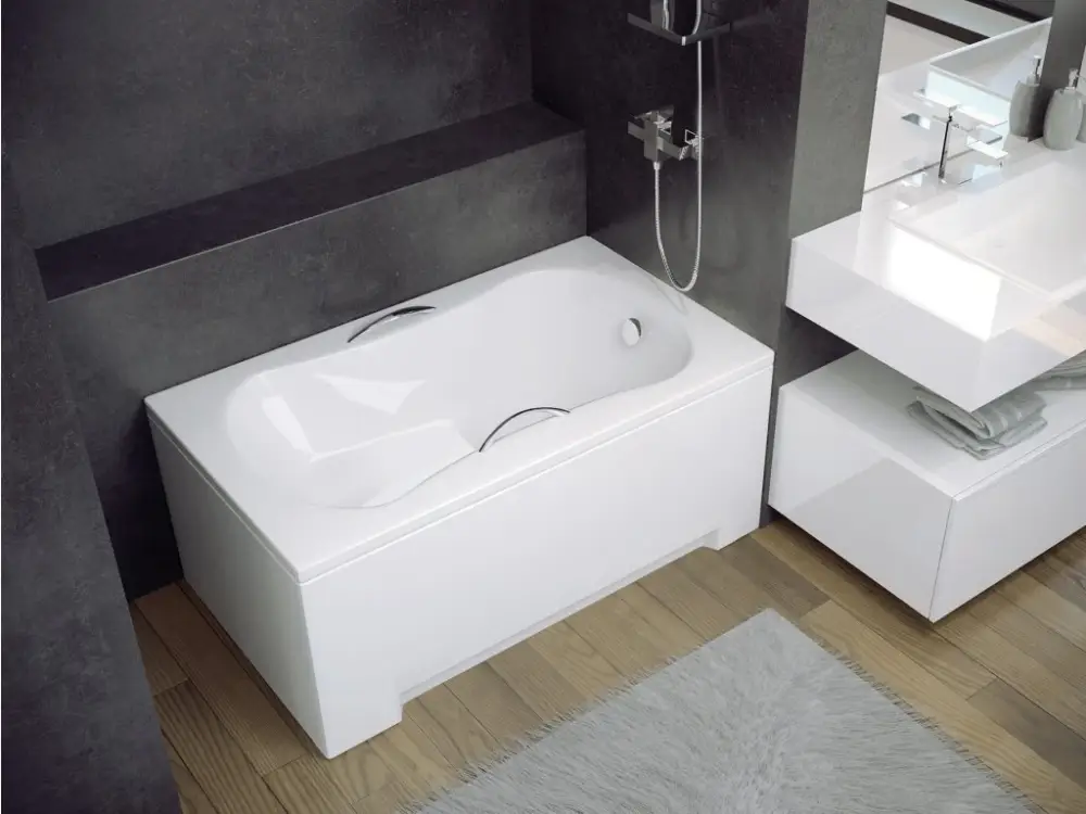 Besco ARIA REHAB 120 x 70 cm VANARIA120REH+VANARIA120REH vana se sedátkem vč. noh Cenově Výhodný