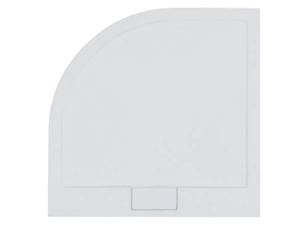 Akce Besco Axim sprchová vanička 80 x 80 cm čtvrtkruh akrylát bílá VANKAXIM80BBR55