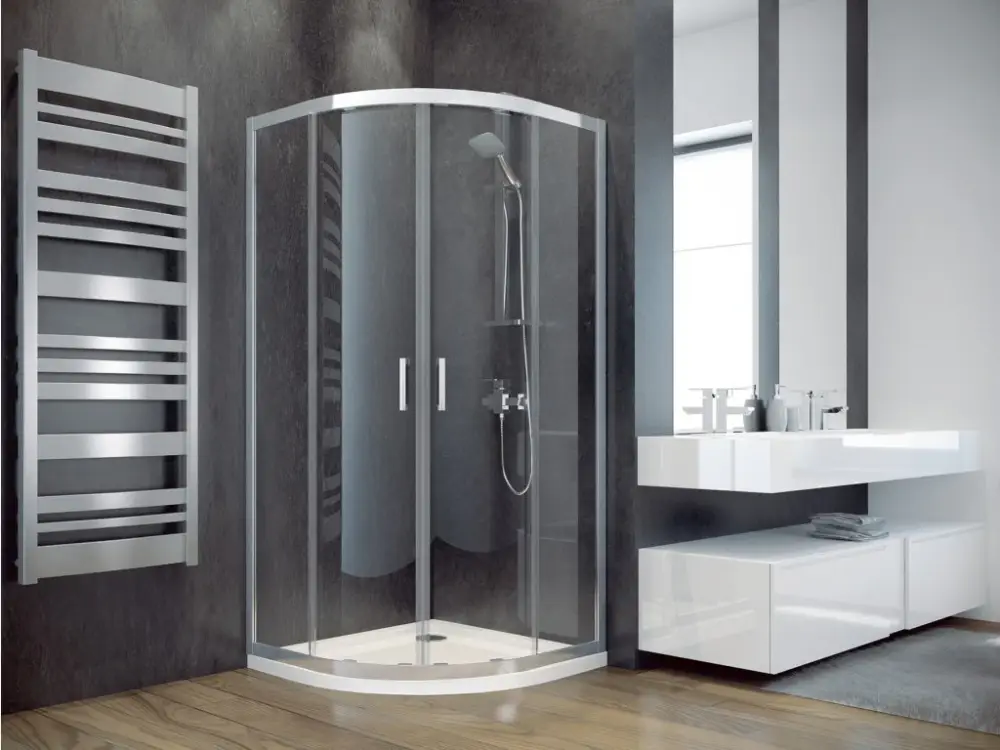 Akční Nabídka Besco MODERN 80 x 80 x 185 cm BCMOD80CTVRTCF sprchový kout