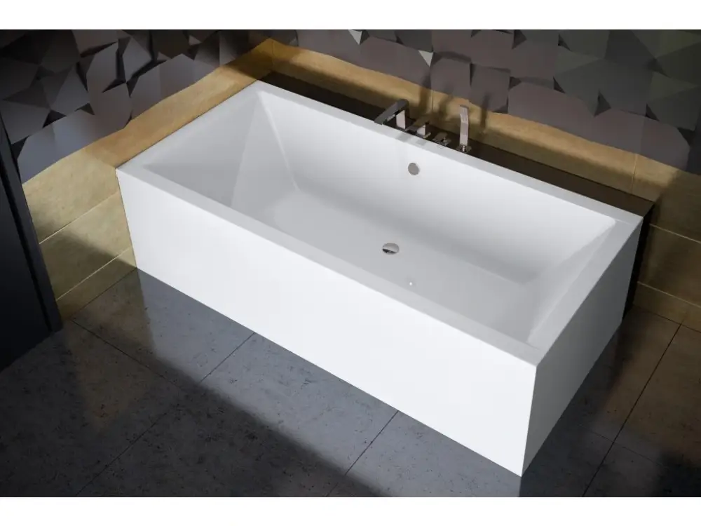 Akční Cena Besco QUADRO 165 x 75 cm VANQAUD165+OLVPINOZ vana vč. nožiček