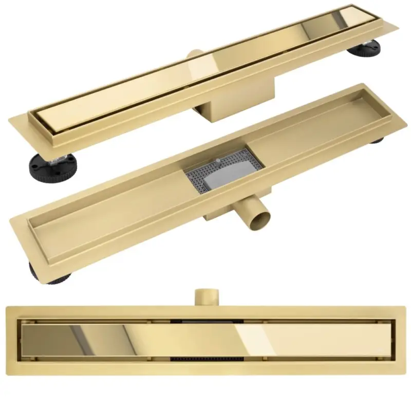 Expresní Doručení Rea Neox, odtokový žlab 50 cm, zlatá lesklá, REA-G2560