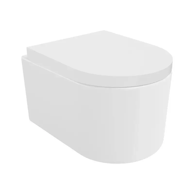 Mexen Sofia, závěsná WC mísa 490x360x355 mm, Rimless Tornádo + WC sedátko z duroplastu, bílá lesklá, 30540200T Kup Teď