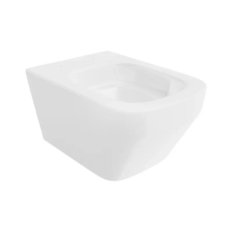 Nakupujte Hned Mexen Riva, závěsná WC mísa 555x370x335 mm, Rimless Tornádo, bílá lesklá, 3363XX00T