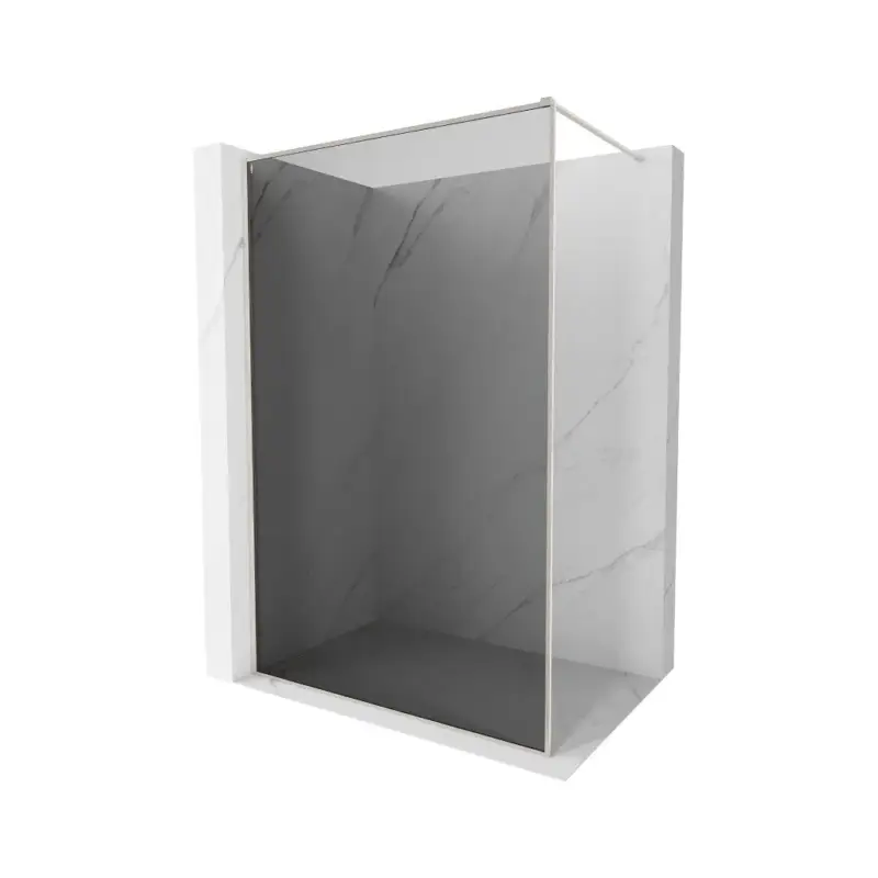 Mexen Kioto-F, sprchová zástěna s rámem 80 x 202 cm, 8 mm šedé sklo, ocelový profil, 800-080-104-97-40 Ihned K Objednání