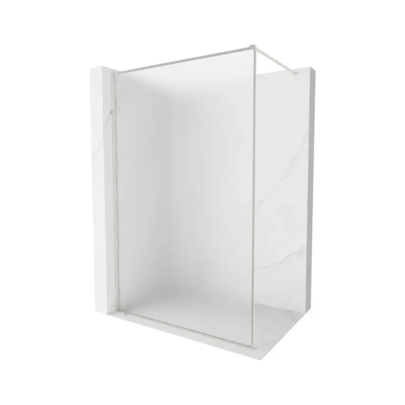 Mexen Kioto-F, sprchová zástěna s rámem 80 x 202 cm, 8 mm sklo námraza, ocelový profil, 800-080-104-97-30 Víkendová Akce