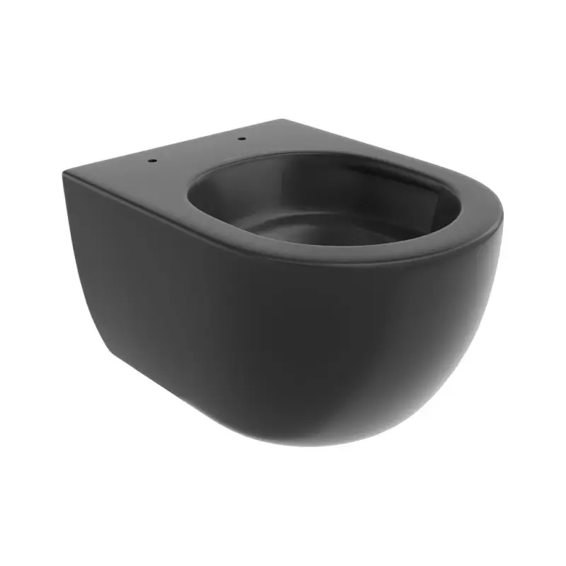 Mexen Carmen, závěsná WC mísa 490x365x340 mm, Rimless Tornádo, černá matná, 3388XX85T Pouze Dnes