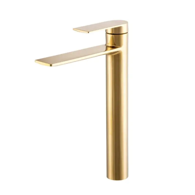 Akční Cena Gamma Faro, vysoká umyvadlová baterie h-300, zlatá lesklá, GMA-BFUW-GD