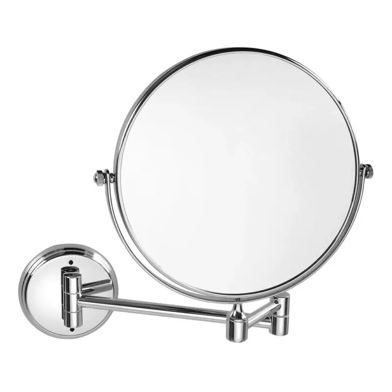 Ověřený Sapho, X-ROUND E závěsné kosmetické zrcadlo, průměr 200mm, oboustranné, chrom, XR010