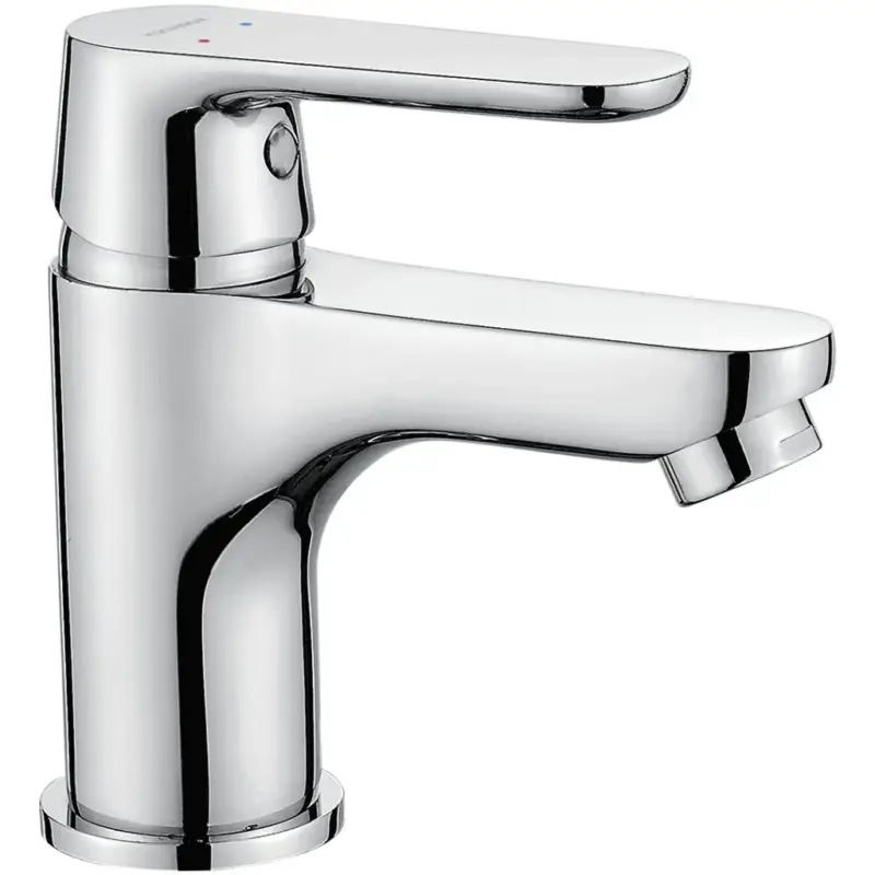 Kuchinox Dima, umyvadlová baterie včetně odtokové zátky ClickClack h-132, chromová, LAV-BQD_022D Sezónní Sleva