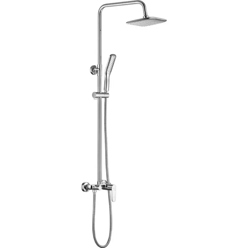 Kuchinox Dima, sprchová sada s dešťovou a ruční sprchovou hlavicí, chromová, LAV-PQD_00KB Super Cena
