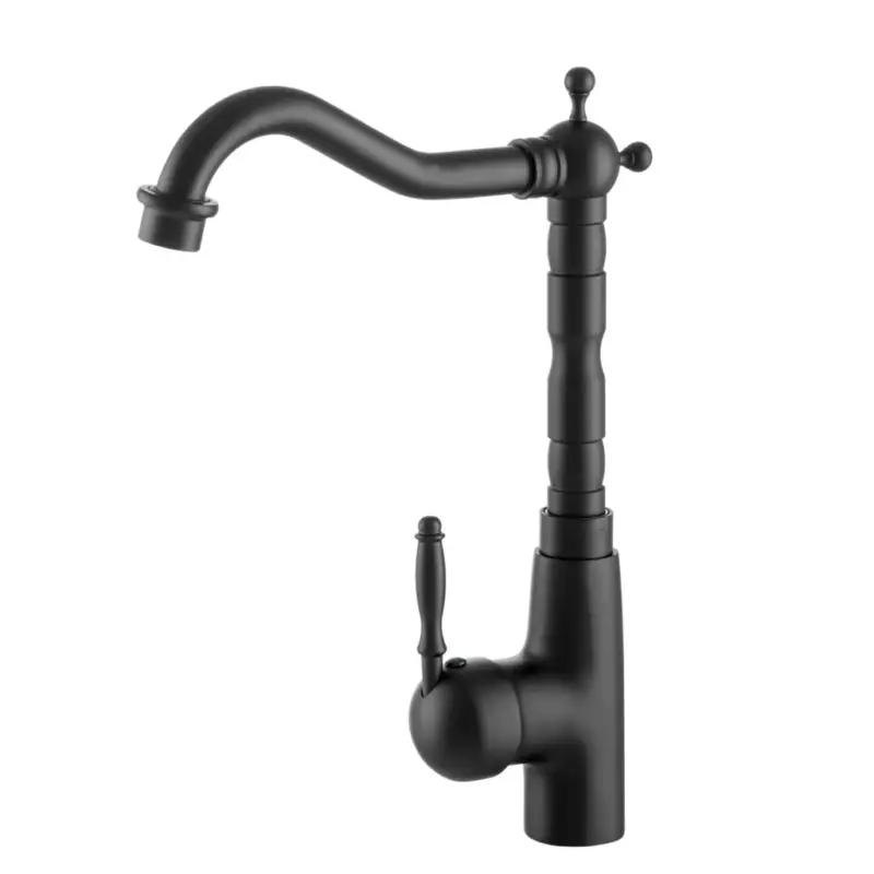 Expresní Doručení Gamma Retro 3, vysoká dřezová baterie, černá matná, GMA-BROK3-BK