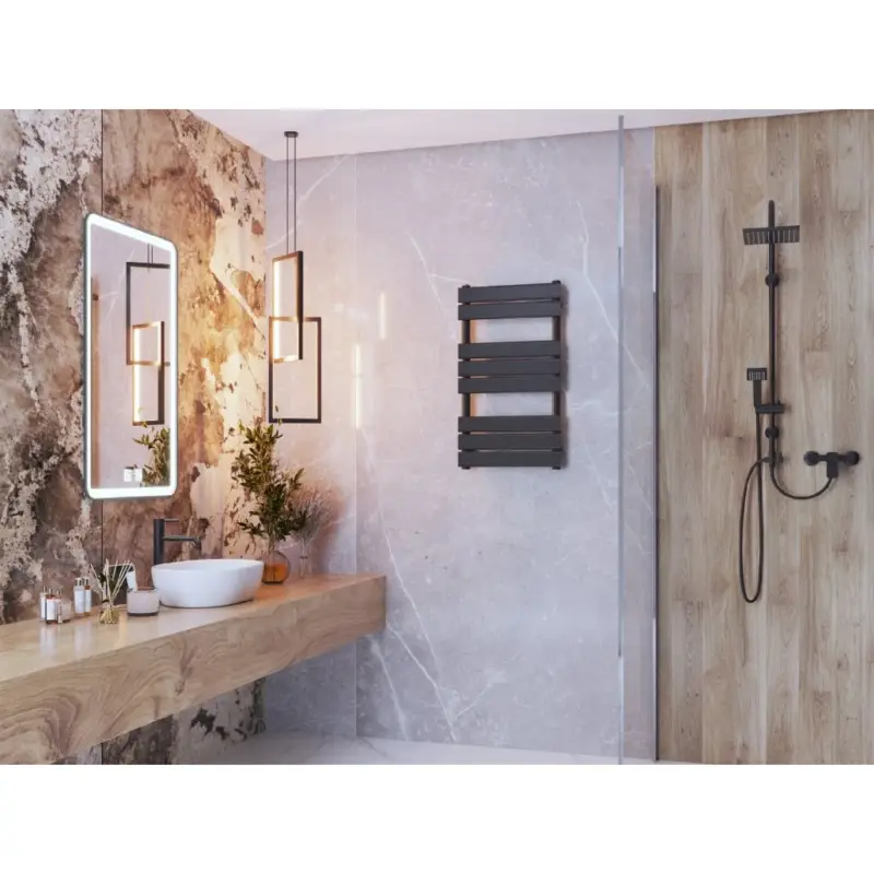 Akční Nabídka Erga Classic, topné těleso 800x450 mm, 408W, černá matná, ERG-LAV-CLAS-120450-BK