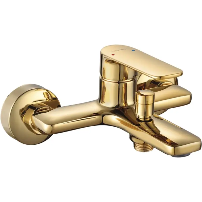 Kuchinox Gava, nástěnná vanová baterie, rozteč 150mm, zlatá lesklá, LAV-BQG_G10D Nejlepší Volba