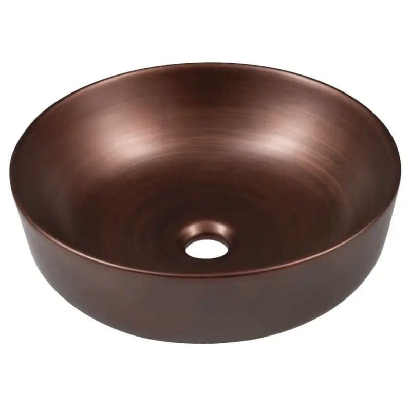 Sapho, PRIORI keramické umyvadlo na desku, průměr 41,5cm, měď, PI040 Ověřený