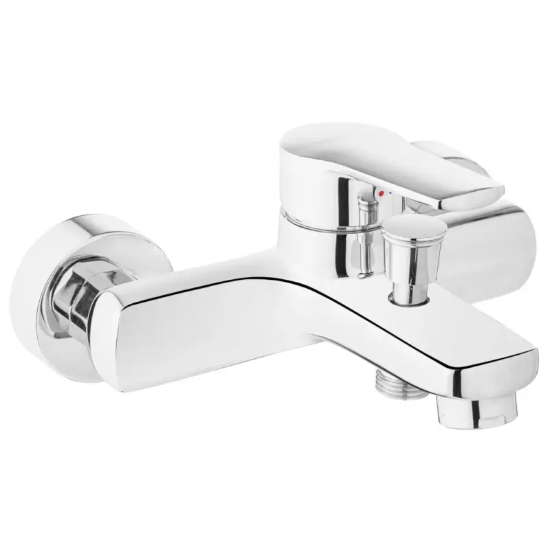 Vysoce Kvalitní Invena Verso, vanová baterie bez příslušenství 150mm, chromová, INV-BW-82-001-C