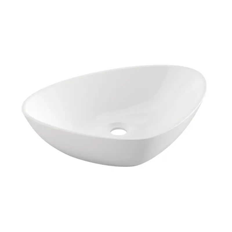 Invena Trigono, asymetrické umyvadlo na desku 500x405, INV-CE-58-001-W Cenový Hit