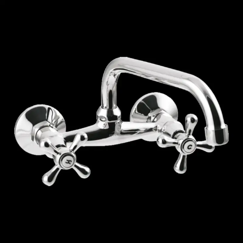 Cenový Hit Invena Roma, umyvadlová/dřezová baterie s výlevkou typu U, délka 250 mm, chromová, INV-BC-25-00S-L