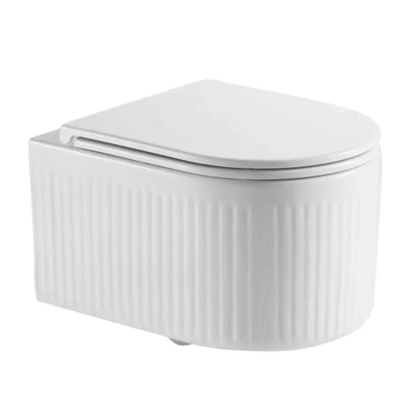 Akční Nabídka Invena Glamour, závěsná WC mísa se Swirlflush 495x365x363 mm + toaletní sedátko s pomalým zavíráním, bílá, INV-CE-92-001-L