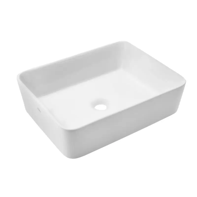 Výhodná Nabídka Invena Paros, keramické umyvadlo na desku 475x375x145 mm, bílá lesklá, INV-CE-36-001-C