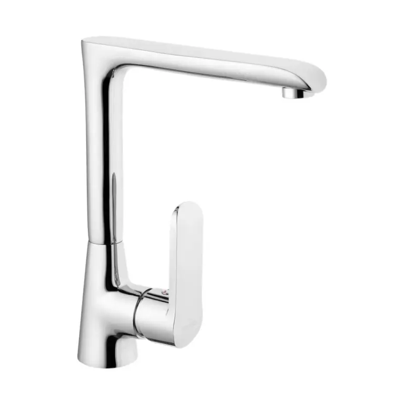 Značkový Invena Siros, stojánková dřezová baterie, chromová, BZ-90-L01-A