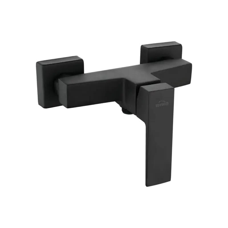 Výprodej Invena Paros, nástěnná sprchová baterie, černá matná, BN-09-004-A