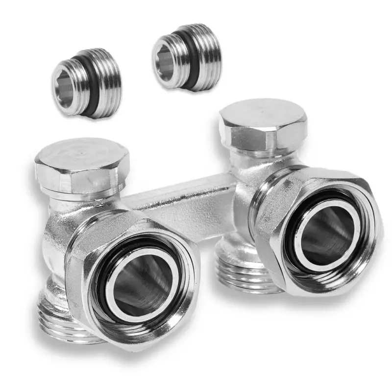 Sezónní Sleva Novaservis - Radiátorový uzavírací ventil dvojitý rohový 3/4", RA351/25