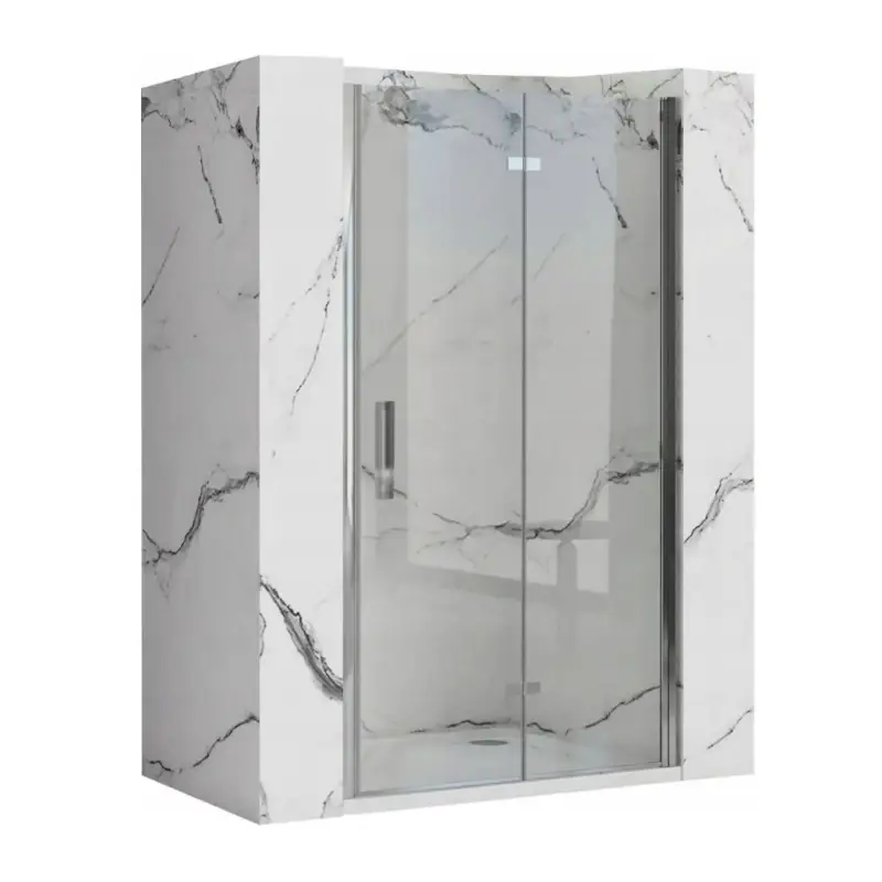 Vysoce Kvalitní Rea - MOLIER skládací sprchové dveře 100x190cm, chromový profil - čiré sklo, REA-K6371