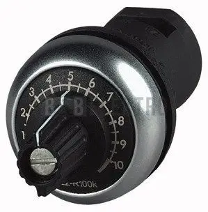 Aktuální M22S-R470K Potenciometr, IP66,černý čelní kroužek