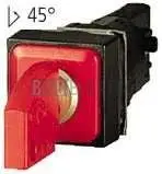 Akční Cena Q25S1-RT ovládací hlavice s klíčem, 2polohová vratná, červená