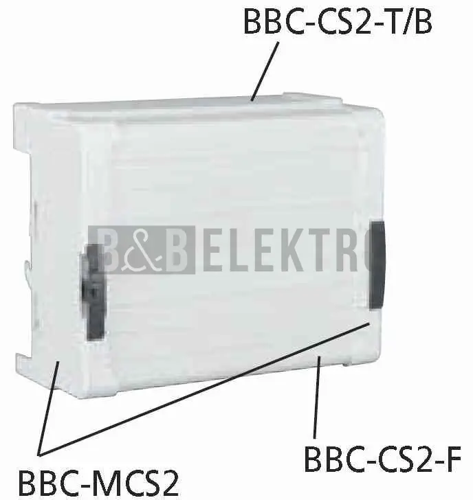 BBC-CS2-T/B Kryt sběrnic Autentický