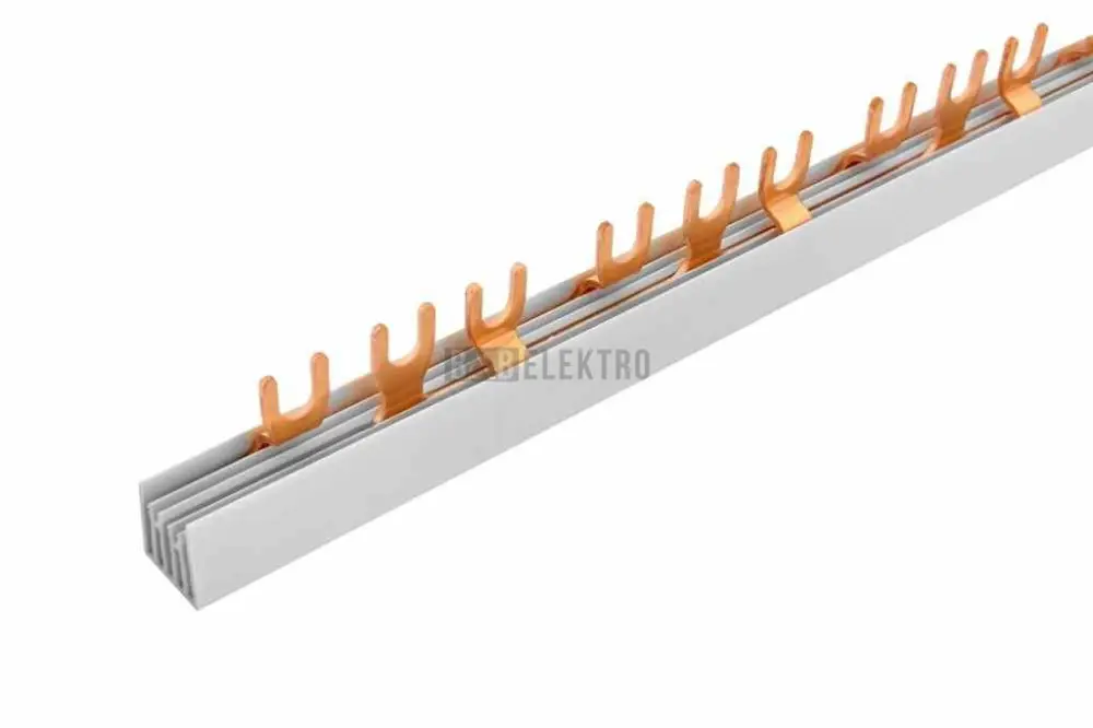 Dokud Zásoby Vydrží Prop. lišta G-3L+9-1000/16C, vidlička, 3pól., 80A, rozteč 17,8mm (3TE + mezera 0,5TE) 1000