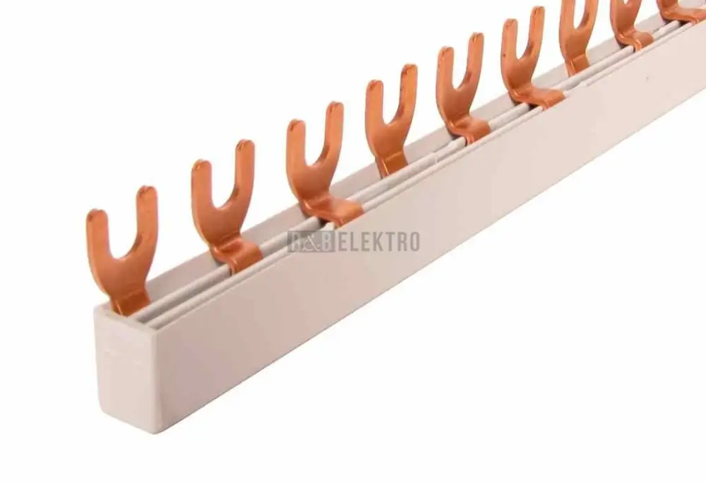 Cenový Hit Prop. lišta G-3L-193/10 (11TE), vidlička, 3pól., 63A, rozteč 17,8mm, uzavřená 1005614 elem