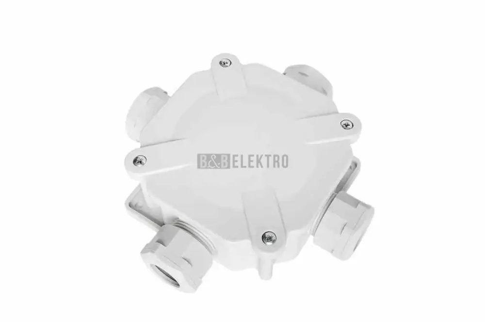 Krabice Acidur rozbočovací AC 6455, plastová 4x vstup na omítku IP67 1000245 Ověřený