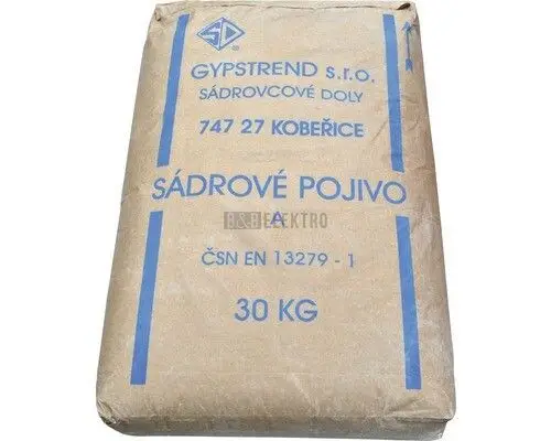 Sleva Sádra 30kg stavební šedá (30kg=1balení)