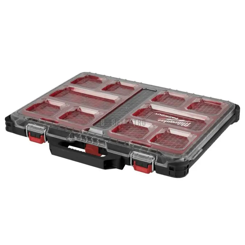 Organizátor štíhlý PACKOUT 50x38x6,5cm IP65 Milwaukee 4932471064 Sleva